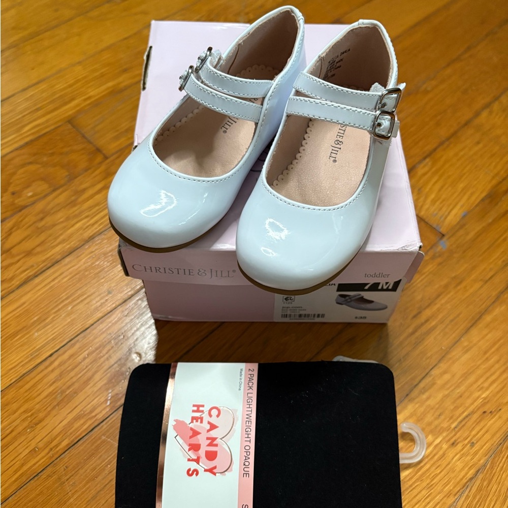 Christie & Jill Lil Dahlia Shoes - White - 7M
